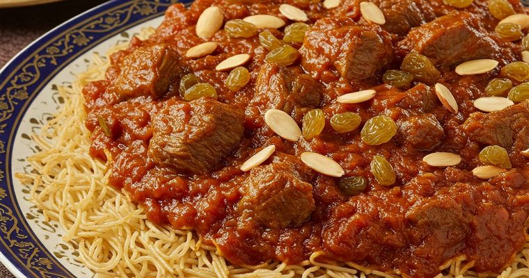 Al-Kazartma (Makkah-style Stewed Meat with Tomato)